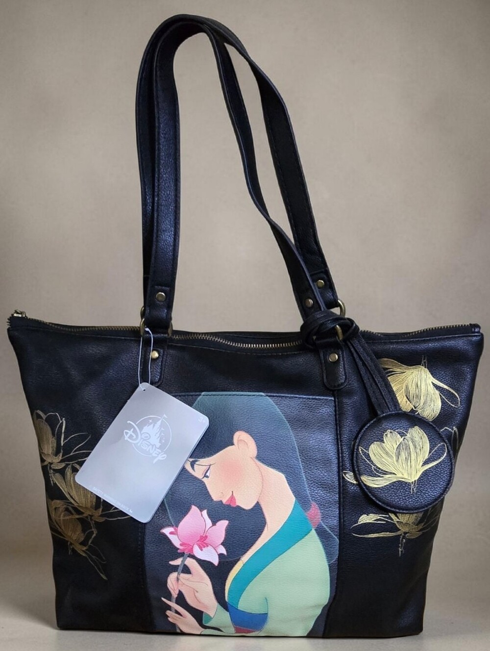 Disney Store Mulan Tote - NWT Vegan Leather